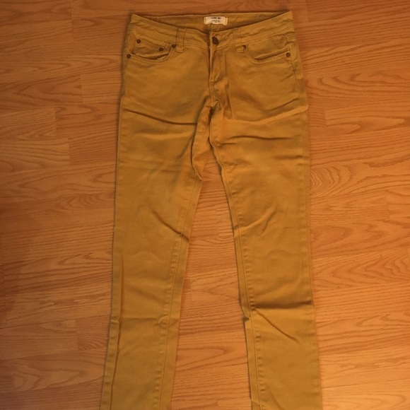 Forever 21 Denim - I Love H81 Mustard Yellow Skinny Jeans